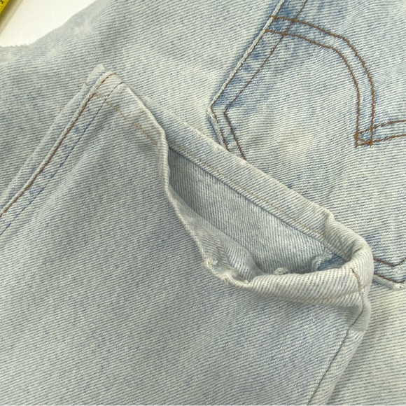 Levi's 501 RARE Lightwash 1980's Button Fly Made In USA Jeans 33 - Picture 14 of 15